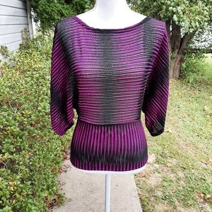 Body Central Ombré Striped Top